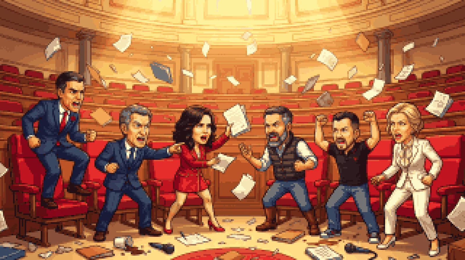 Viñeta de la historia que abre el juego