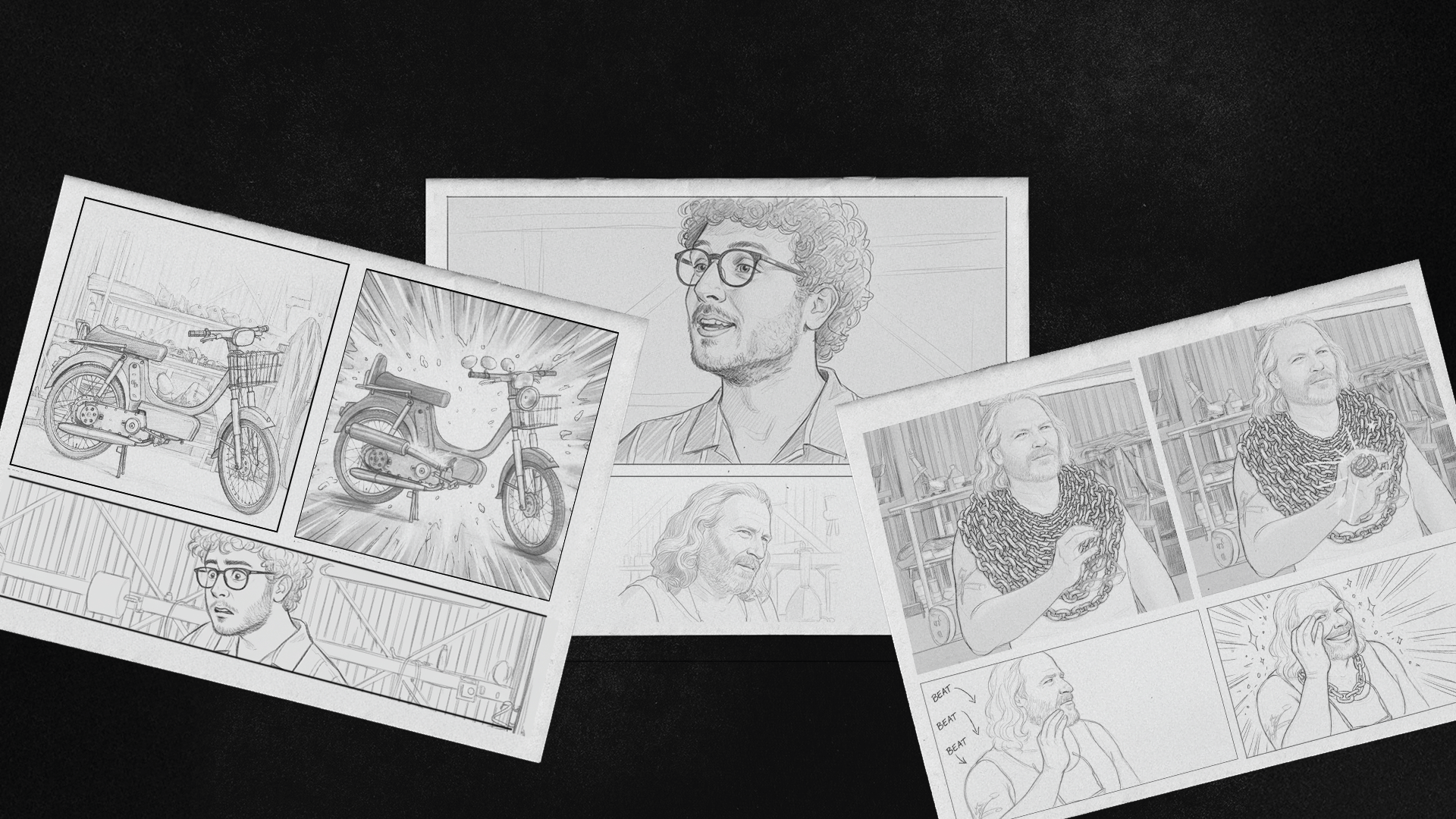 storyboard_anuncio_pompeiibrand_zapatillas_españolas_gaston_Bruno storyboard_anuncio_pompeiibrand_zapatillas_españolas_gaston_Bruno