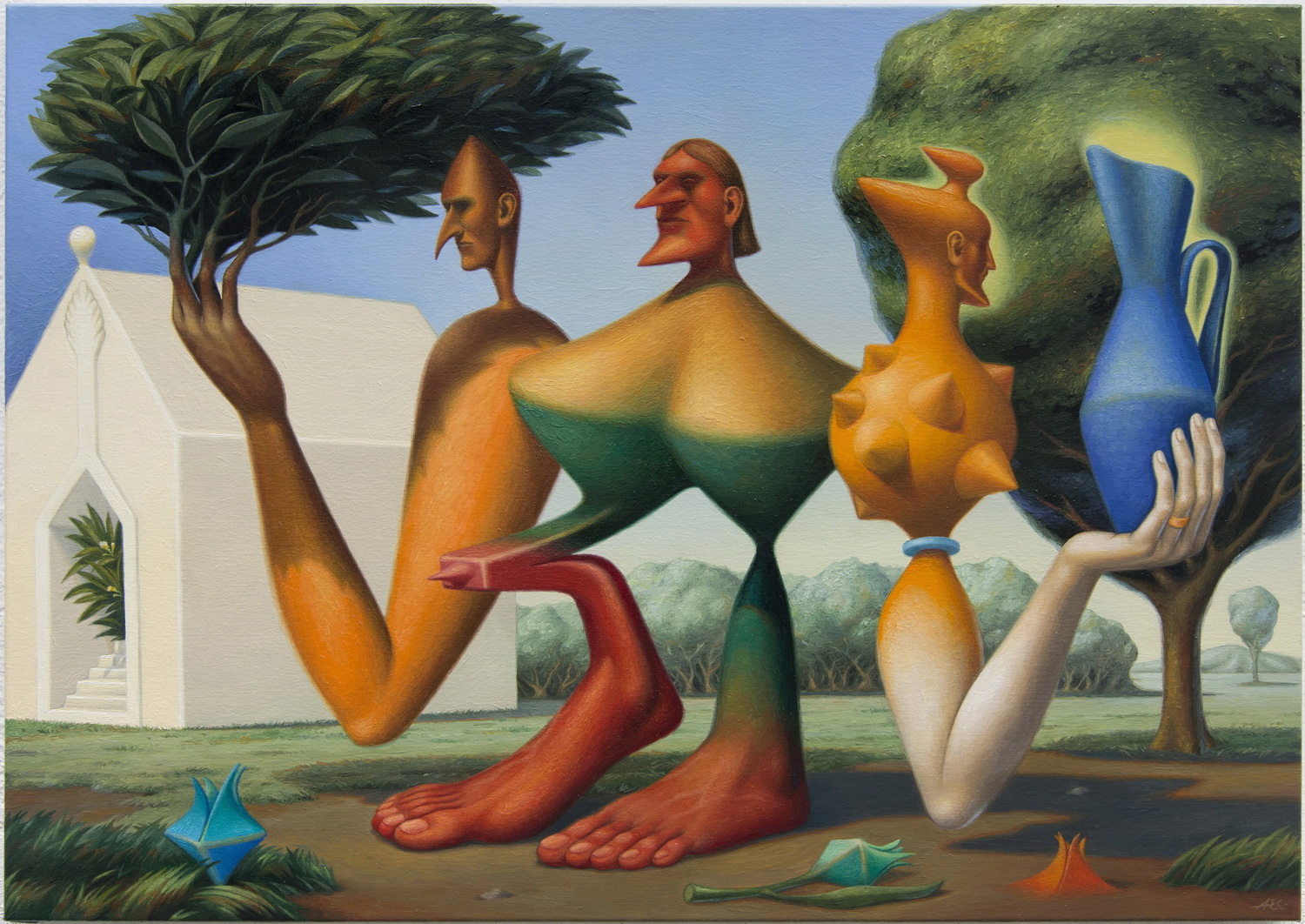 The Good Gardener painting The Good Gardener painting