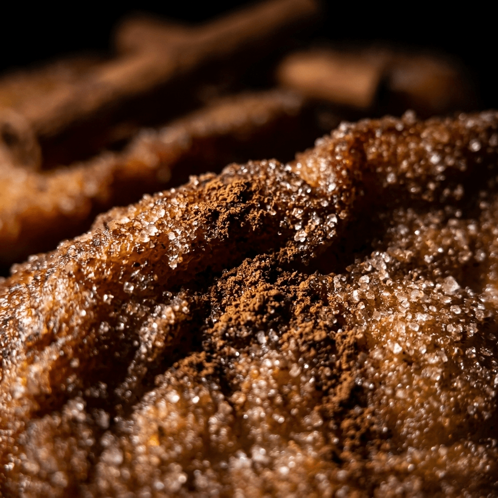 Macrofotografía torrija detalle IA