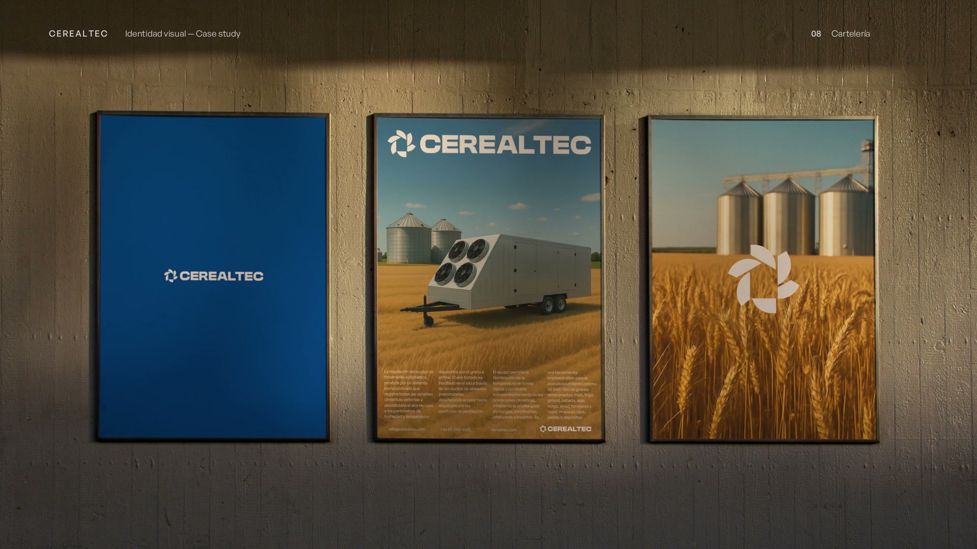 Carteles de Cerealtec en contexto