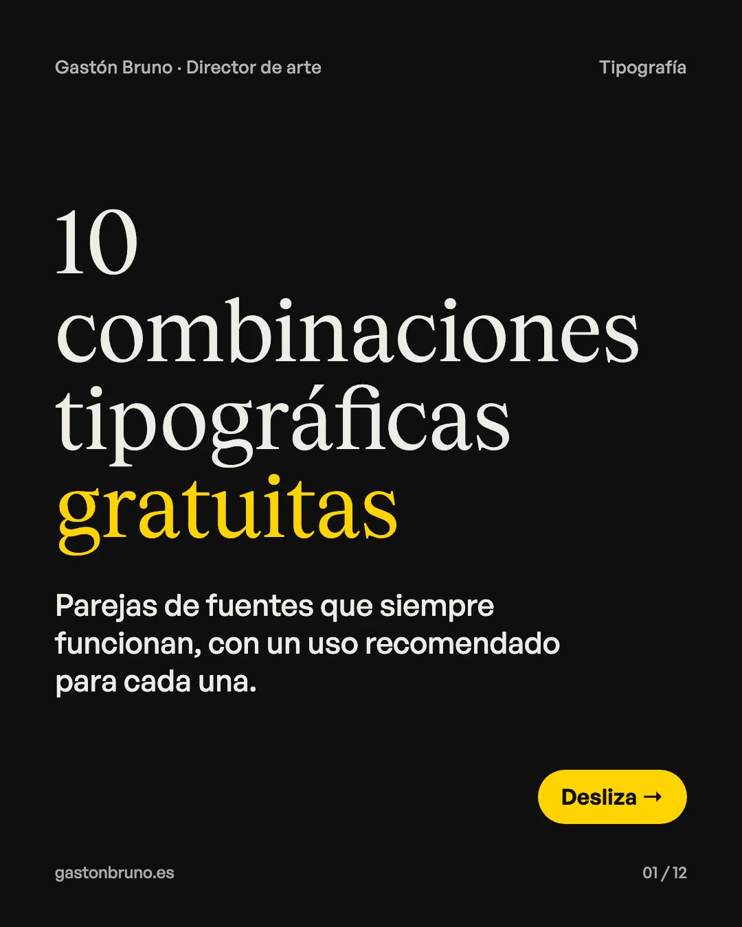 10 combinaciones tipográficas gratuitas de Google Fonts