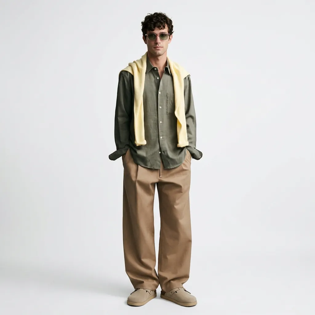 Modelo virtual masculino creado con IA para DFranklin