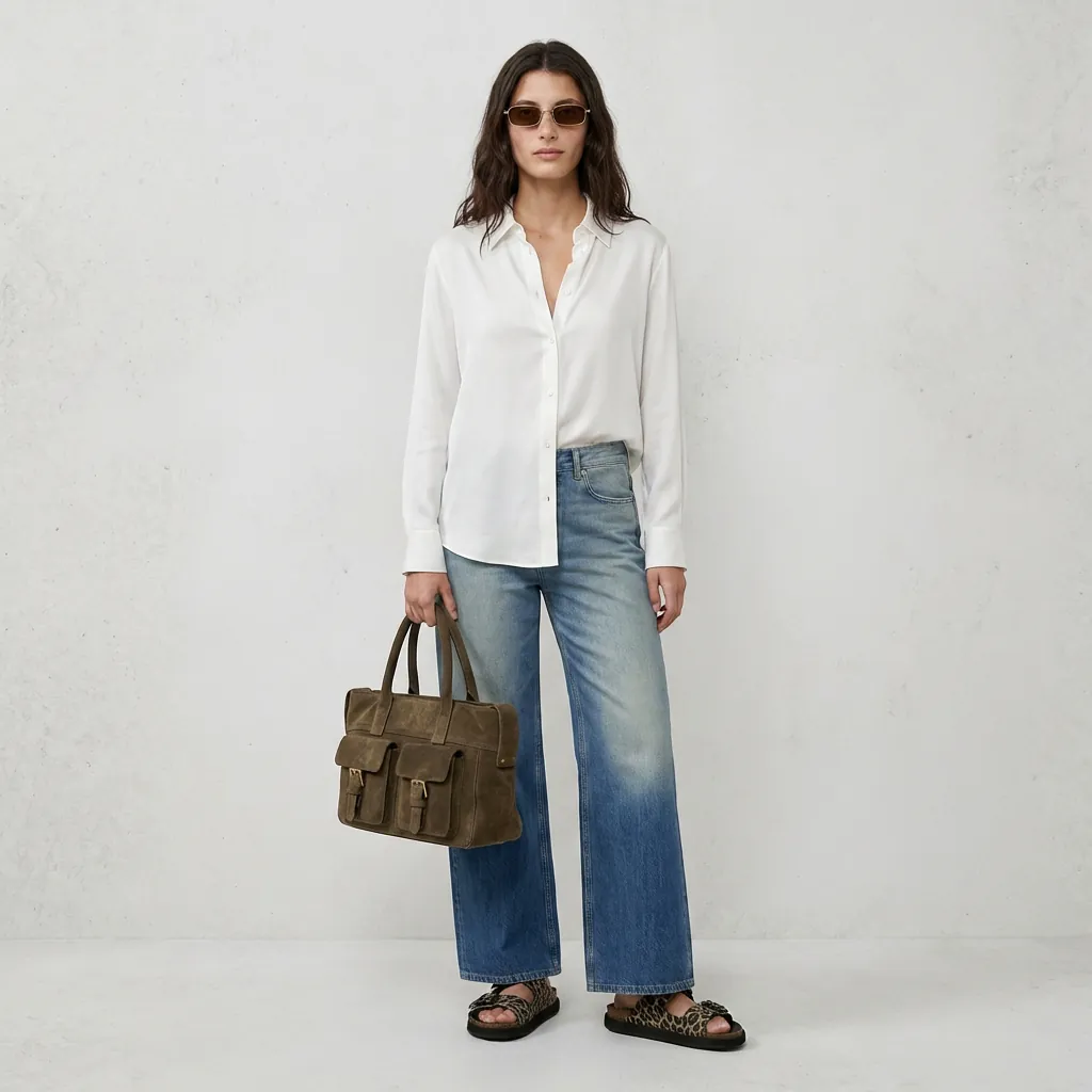 Modelo virtual femenina creada con IA para DFranklin