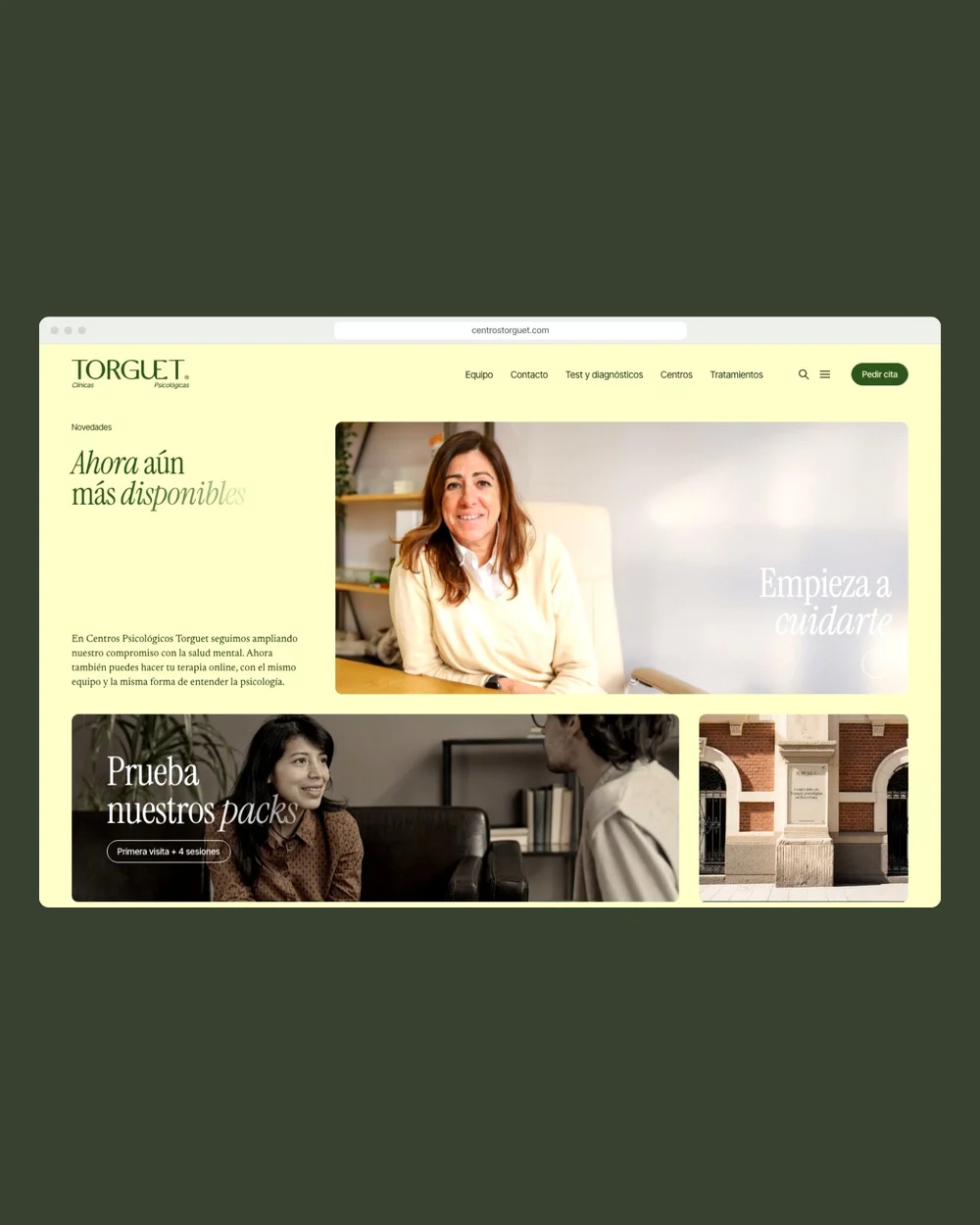 Centros Torguet: Diseño web UX/UI