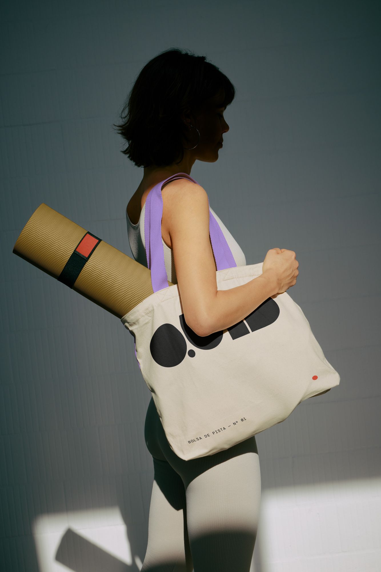 Bolsa de pista con el logotipo