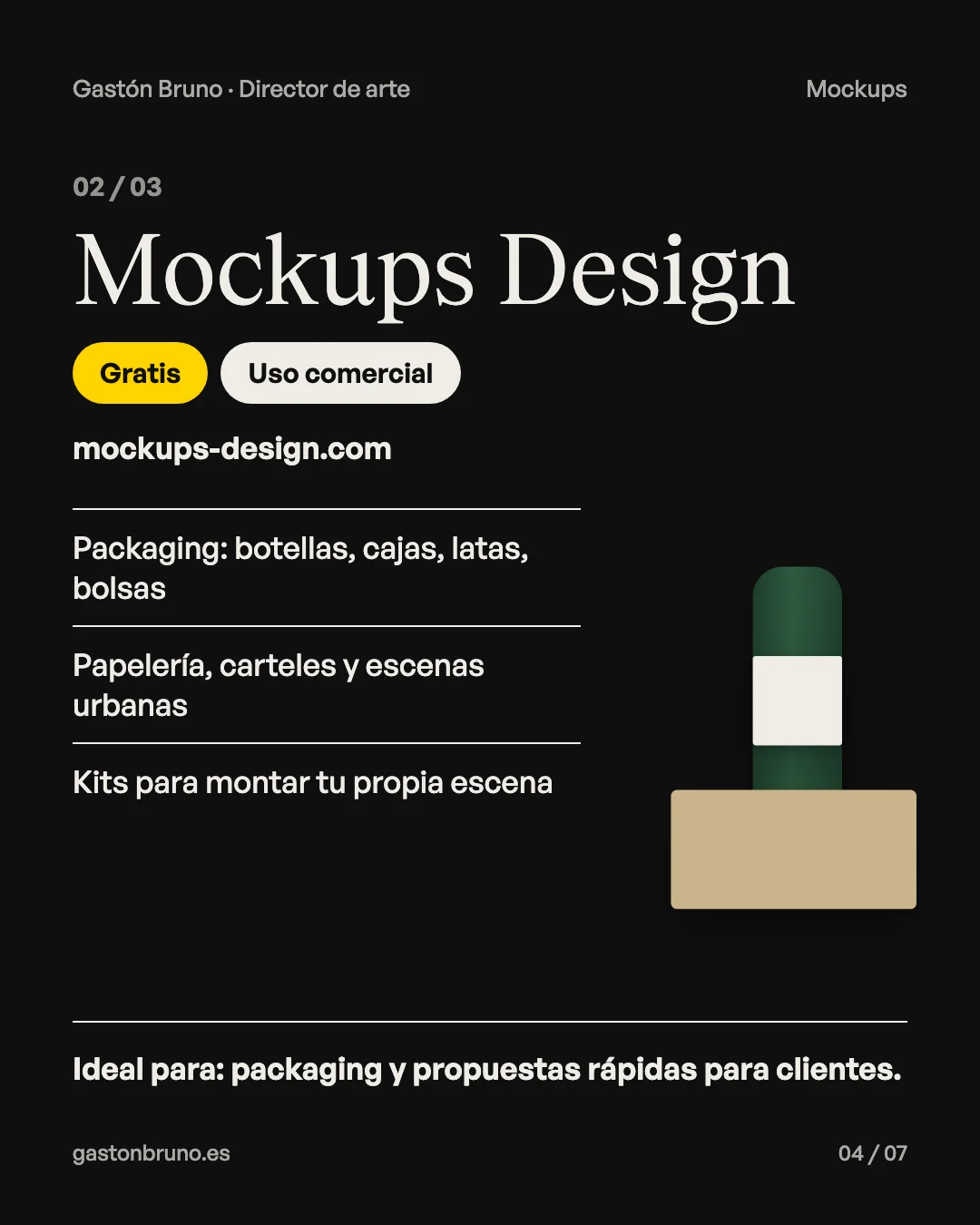 Mockups Design, web de mockups gratis con uso comercial