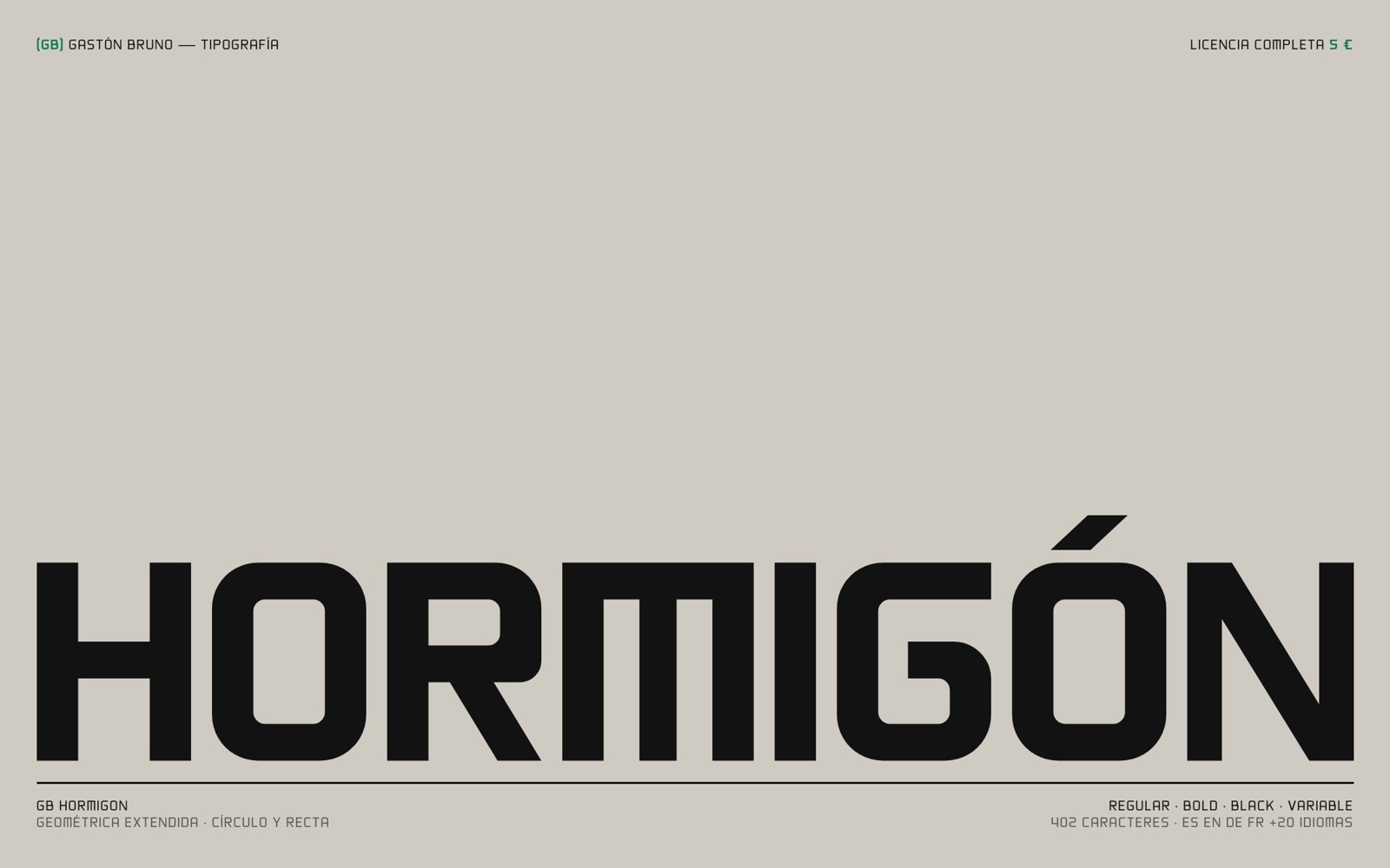 GB Hormigon — portada