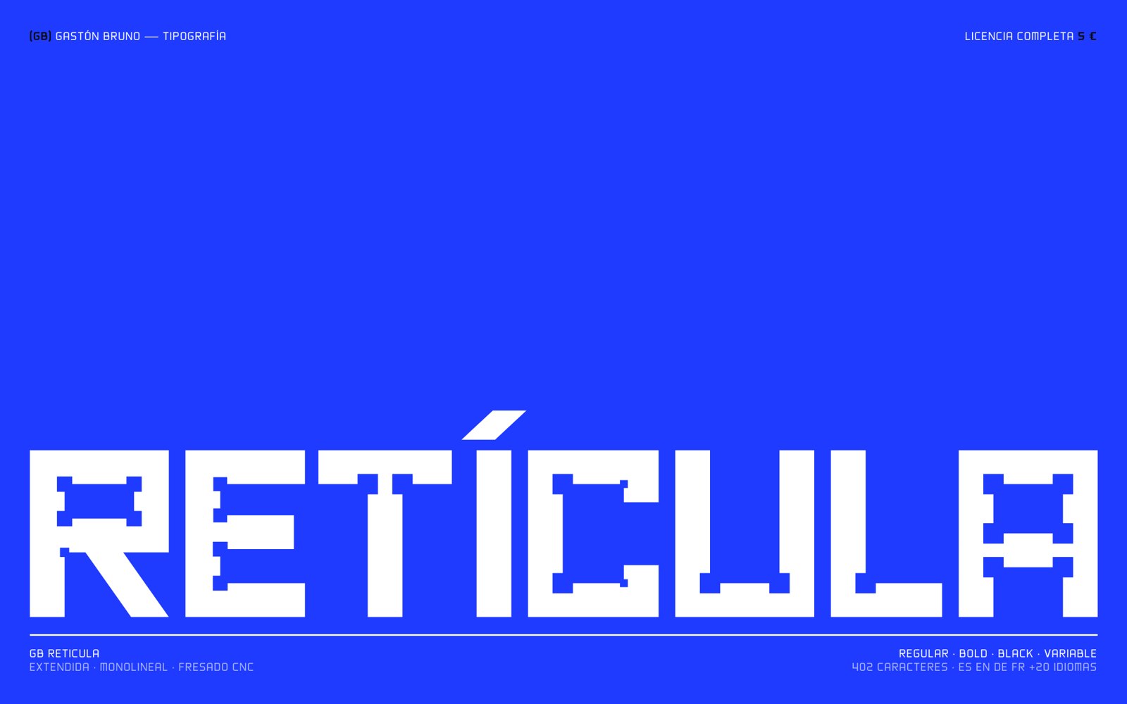 GB Reticula — portada